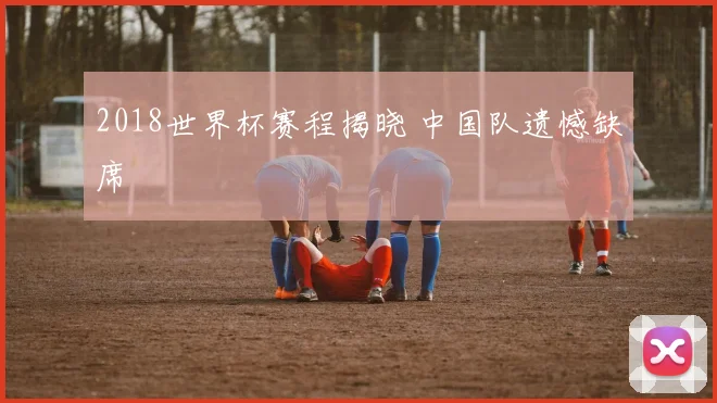 2018世界杯赛程揭晓 中国队遗憾缺席
